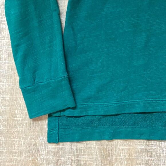 J. Crew Vintage Fleece Pullover Women Medium Turtleneck Sweatshirt Lounge Preppy - Picture 7 of 13